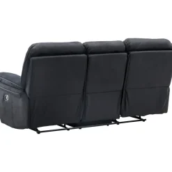 Saranda 3-sits reclinersoffa - Svart