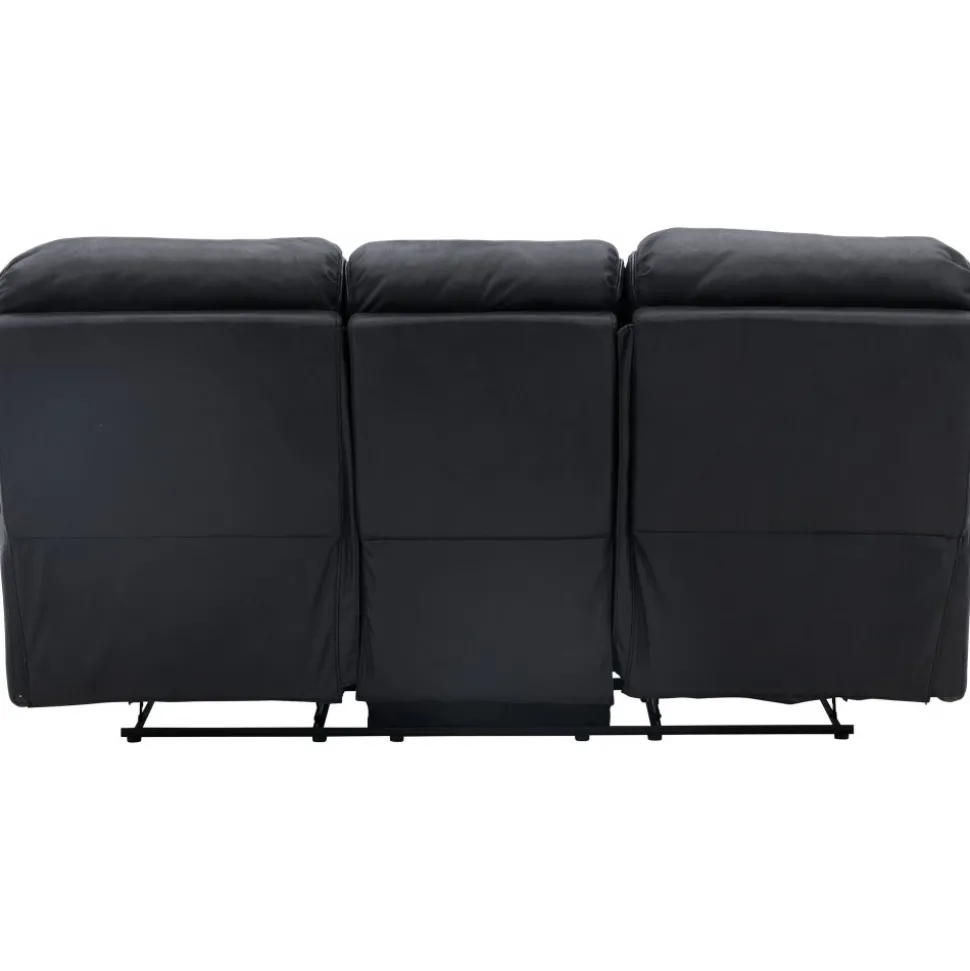 Saranda 3-sits reclinersoffa - Svart