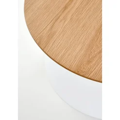 Saranda soffbord Ø69 cm - Vit