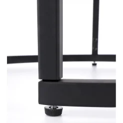 Satsbord valnöt/svart Ø43/53 cm - Tore