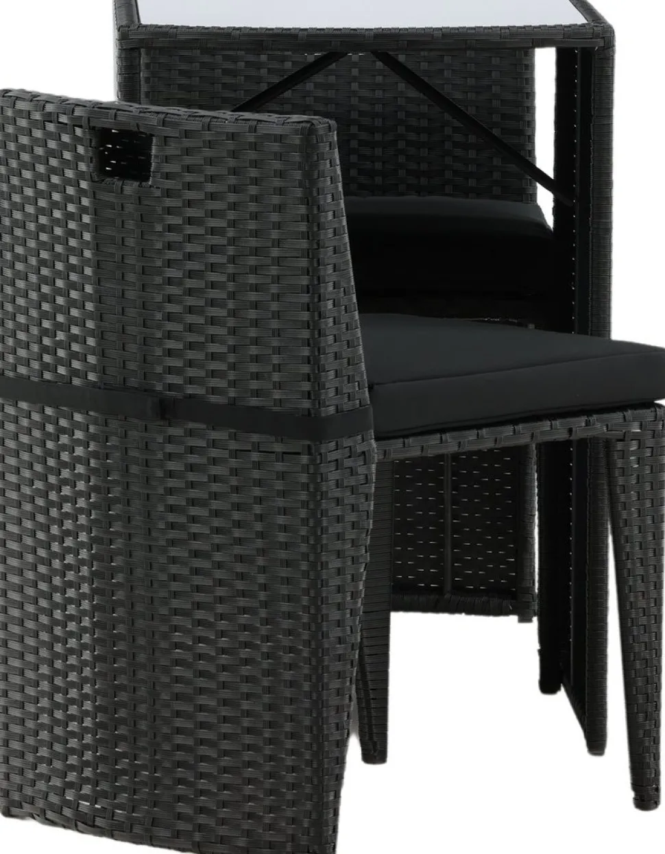 Savanna cafégrupp - Grå + Rengöringsmedel för utemöbler