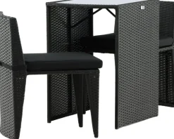 Savanna cafégrupp - Grå + Rengöringsmedel för utemöbler