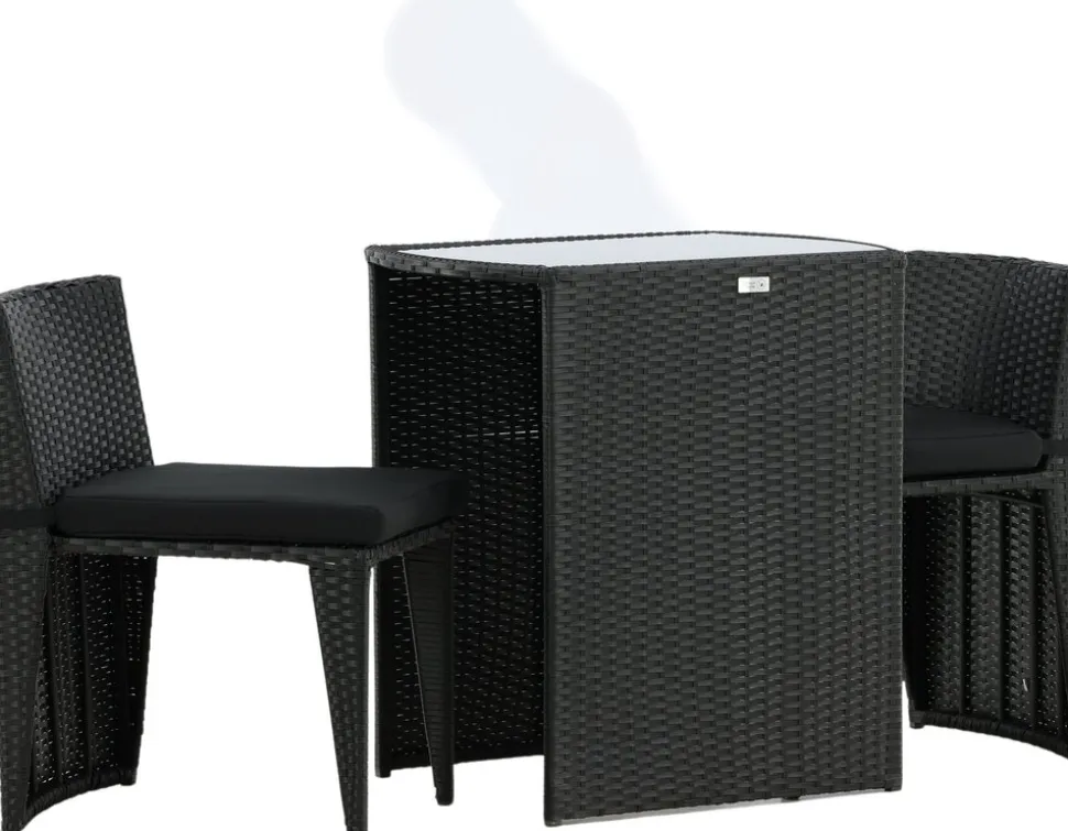 Savanna cafégrupp - Grå + Rengöringsmedel för utemöbler