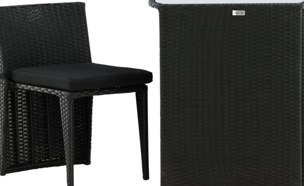 Savanna cafégrupp - Grå + Rengöringsmedel för utemöbler