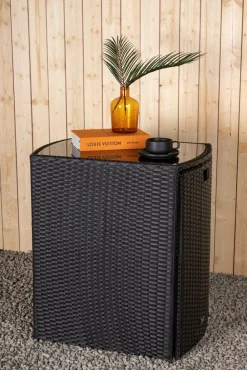 Savanna cafégrupp - Grå + Rengöringsmedel för utemöbler