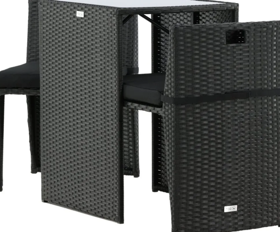 Savanna cafégrupp - Grå + Rengöringsmedel för utemöbler