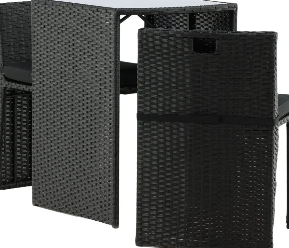 Savanna cafégrupp - Grå + Rengöringsmedel för utemöbler