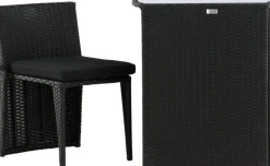 Savanna cafégrupp - Grå + Textilskydd för utemöbler