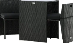 Savanna cafégrupp - Grå + Textilskydd för utemöbler