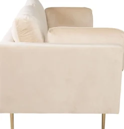 Savanna 3-sits soffa - Beige sammet