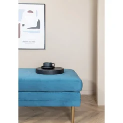 Savanna sittpuff - Blå sammet