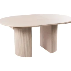 Scarlett matbord ø120 cm - Vitpigmenterad ek