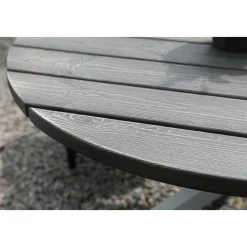 Scottsdale matbord Ø112 cm - Shabby Chic Grå/Vit