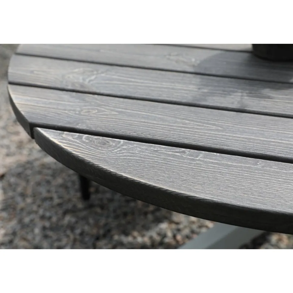 Scottsdale matbord Ø112 cm - Shabby Chic Grå/Vit