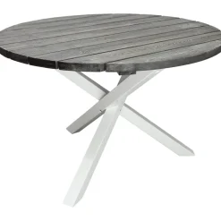 Scottsdale matbord Ø112 cm - Shabby Chic Grå/Vit