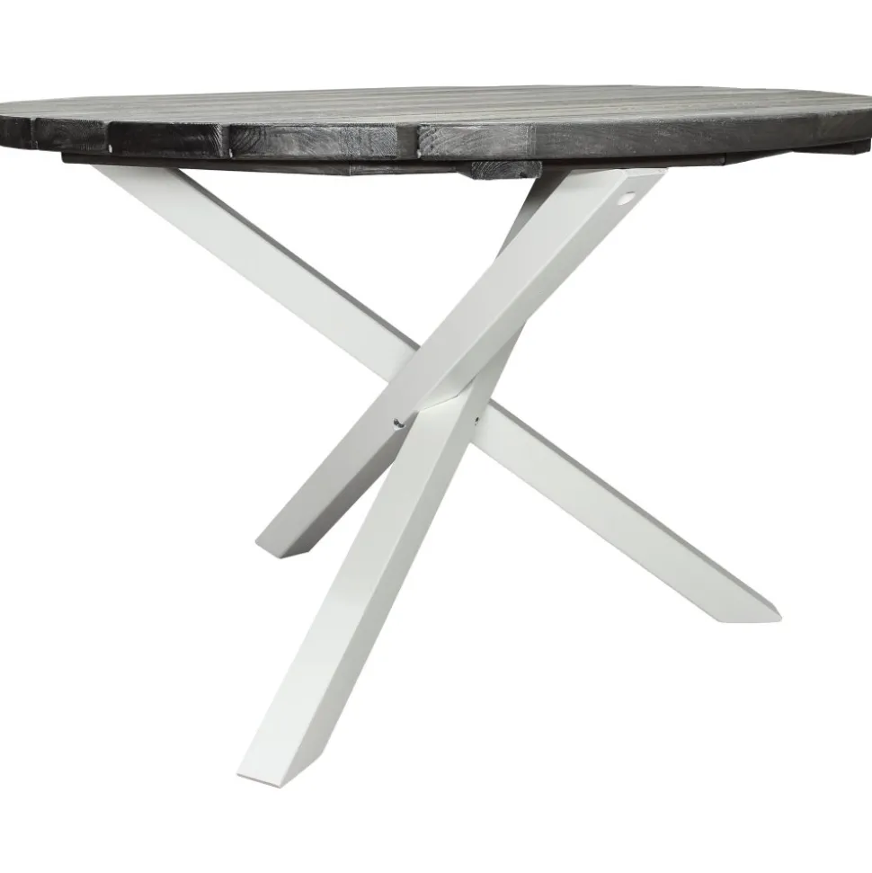 Scottsdale matbord Ø112 cm - Shabby Chic Grå/Vit