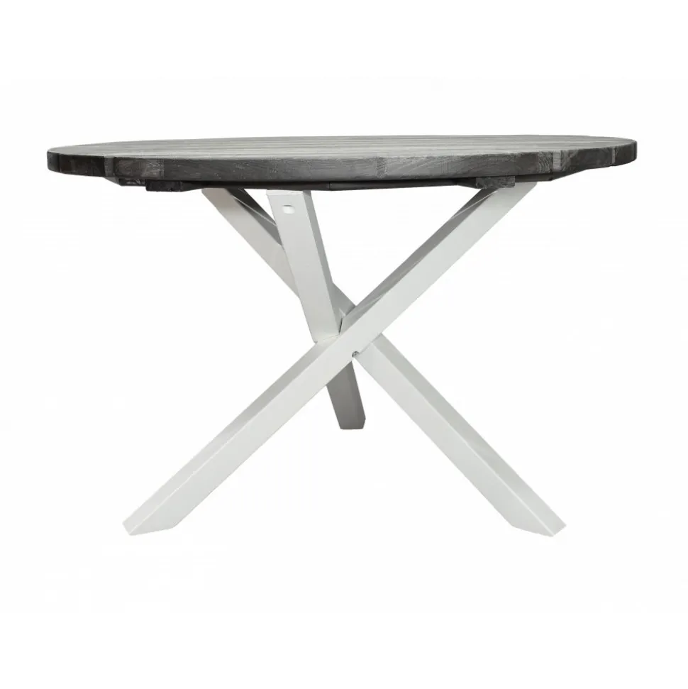 Scottsdale matbord Ø112 cm - Shabby Chic Grå/Vit