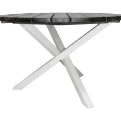 Scottsdale matbord Ø112 cm - Shabby Chic Grå/Vit