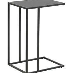 Seaford sidobord 43 cm - Svart