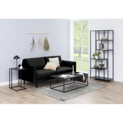 Seaford sidobord 43 cm - Svart