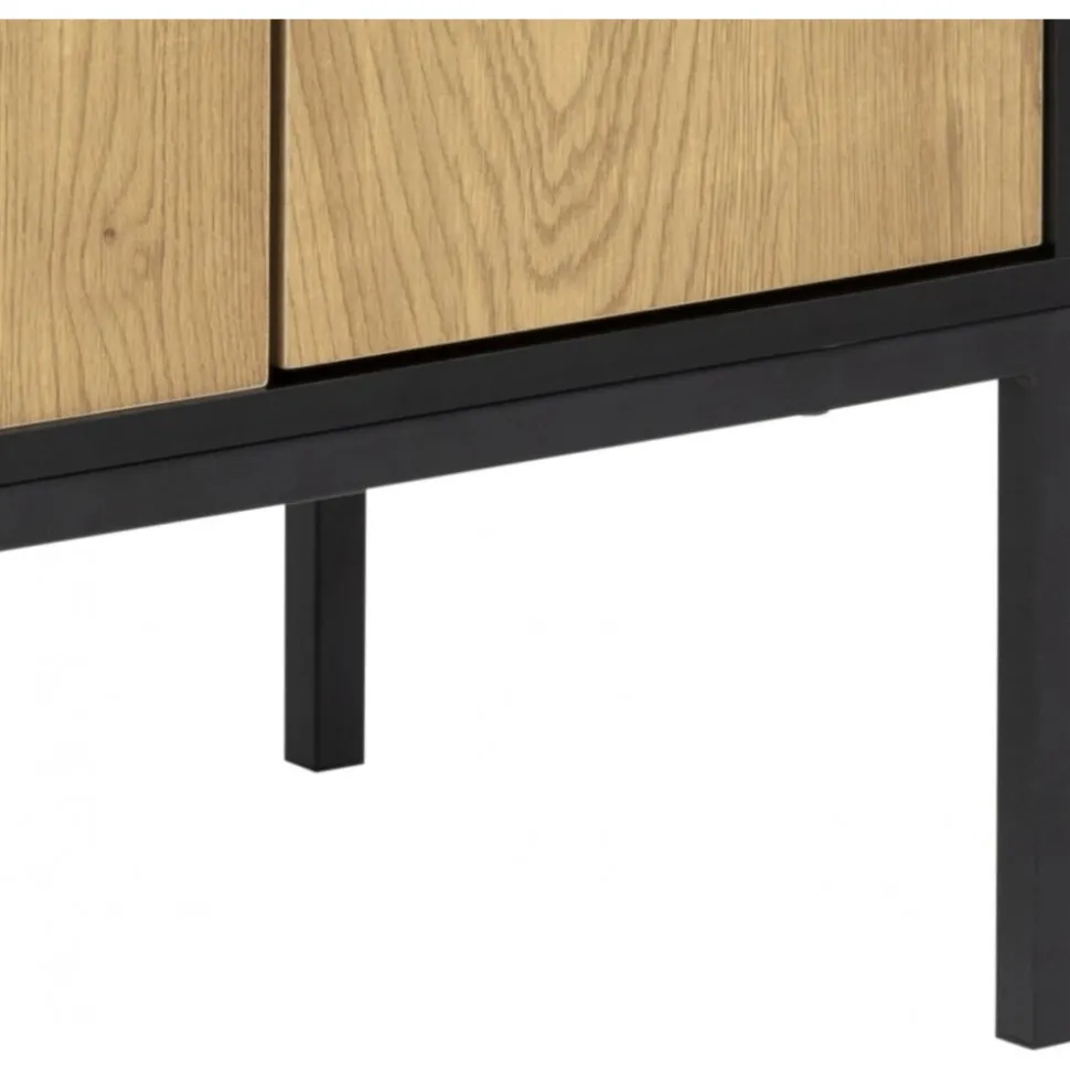 Seaford skåp - Ek/svart