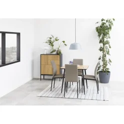 Seaford skåp - Ek/svart