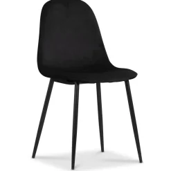 Seat matgrupp, matbord med 4 st Carisma sammetsstolar - Svart/Svart + 4.00 x Stolsdyna