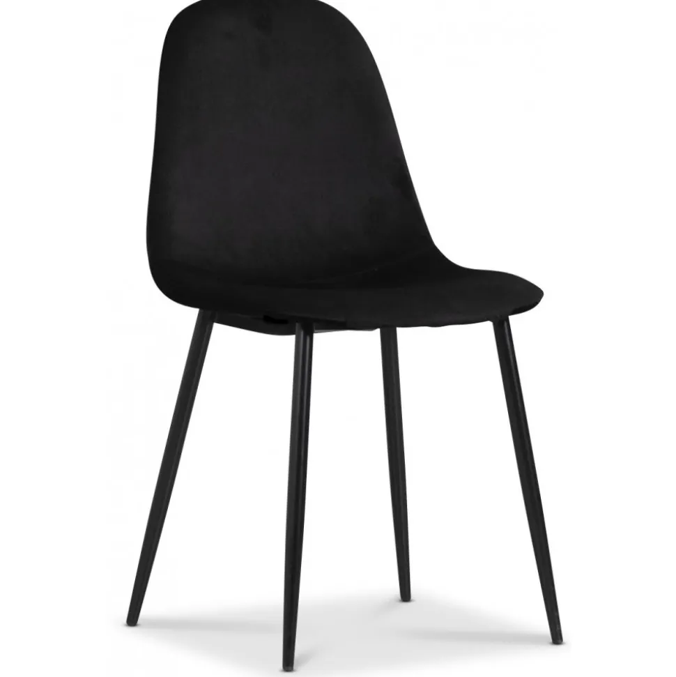 Seat matgrupp, matbord med 4 st Carisma matstolar - Svart + 3.00 x Möbeltassar