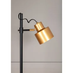 Semafor golvlampa - Svart/mässing