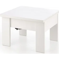 Serafin höj och sänkbart soffbord 80-160 x 80 cm - Vit