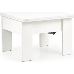 Serafin höj och sänkbart soffbord 80-160 x 80 cm - Vit