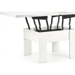 Serafin höj och sänkbart soffbord 80-160 x 80 cm - Vit