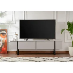 Serenity TV-bänk - Grå/svart