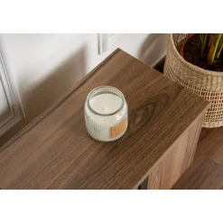 Serenity TV-bänk - Valnöt/svart