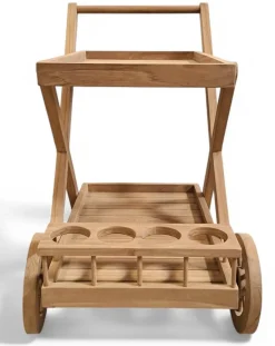 Serveringsvagn i teak - Saltö
