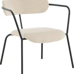 Shaun fåtölj - Beige sammet