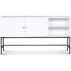 Sideboard 160 cm bred vit