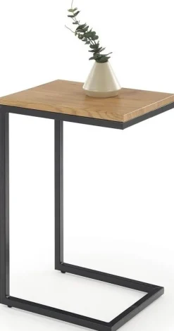 Sidobord 40 x 30 x 60 cm - Ek/svart