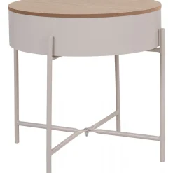 Sisco sidobord Beige/Grå Ø40 cm