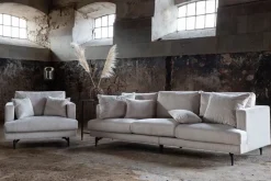 3-sits soffa i beige manchester - Hedlunda + Textilrengöring för möbler