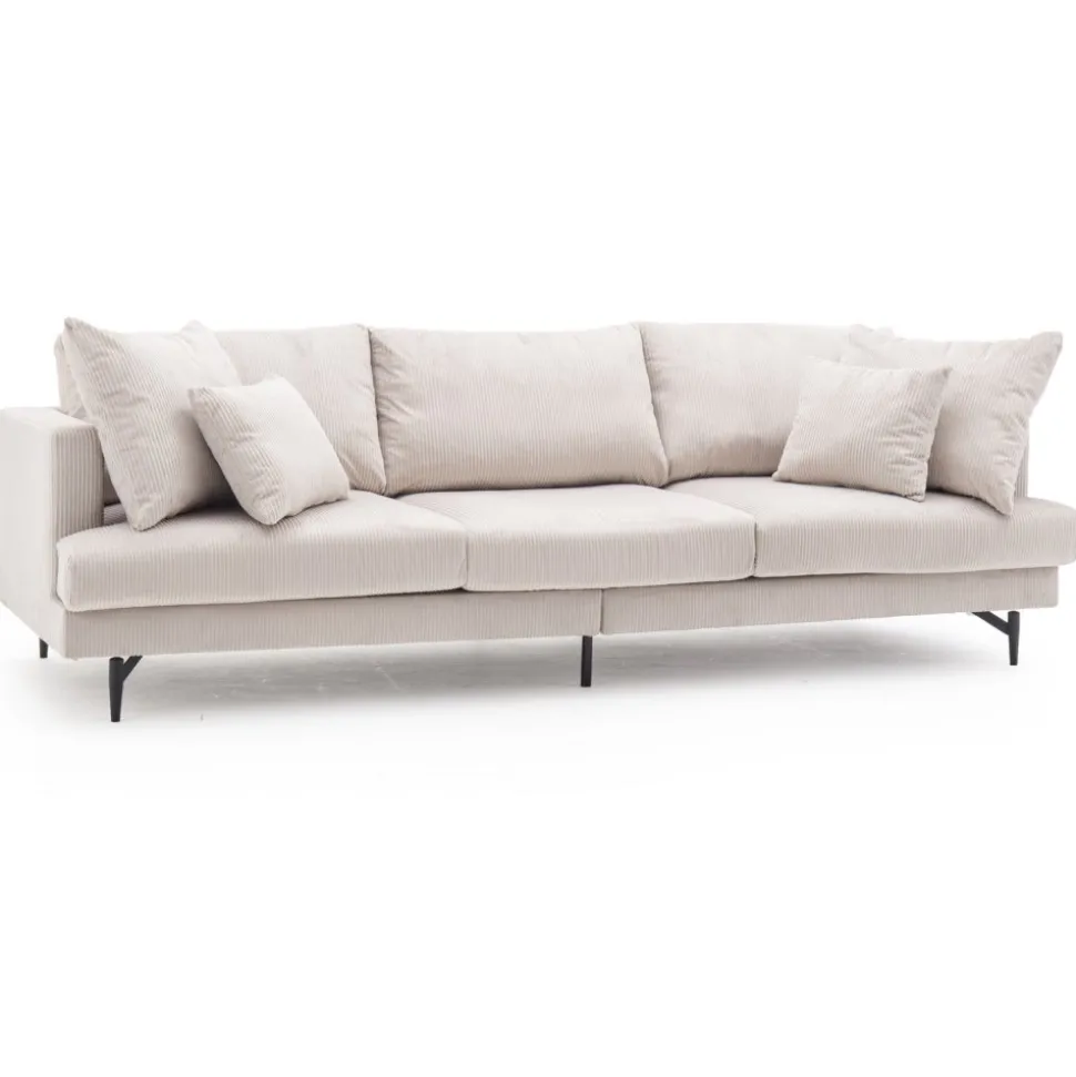 3-sits soffa i beige manchester - Hedlunda