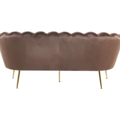 3-sits soffa i brun sammet - Kingsley