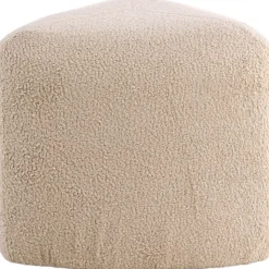 Sittpuff beige teddy