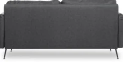 Sjötorp 2-sits soffa i svart PU