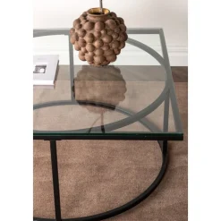 Skanör soffbord 90 x 90 cm - Svart