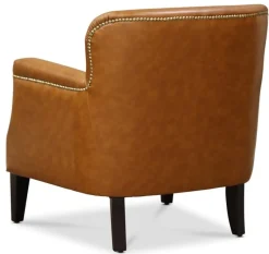 Skinnfåtölj brun - Ambassadör Professor