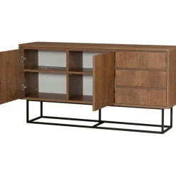 Skänk Ruba i valnöt - 140 cm