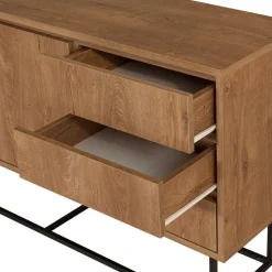 Skänk Ruba i valnöt - 140 cm