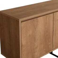 Skänk Ruba i valnöt - 140 cm + Textilrengöring för möbler