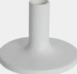 Skrea ljusstake fot - Vit